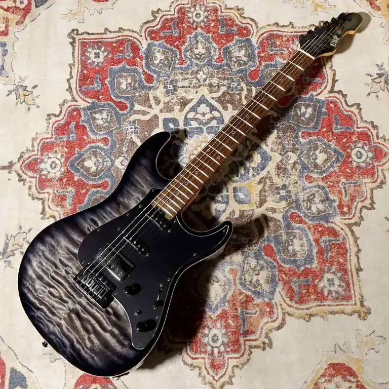 ESP SNAPPER-CTM/QM 20th Anniversary · See Thru Black Sunburst