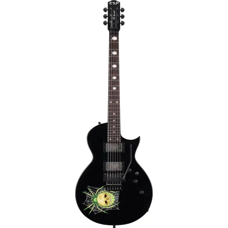 ESP KH-3 SPIDER 30th Anniversary Edition · Black w/ Spider Graphic